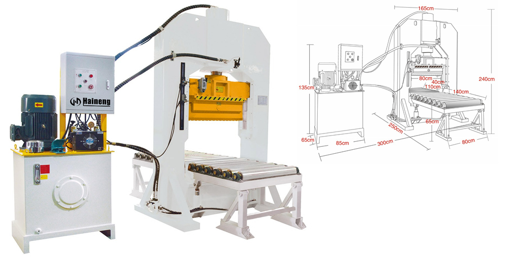stone splitting machine